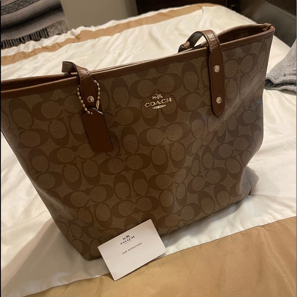 Brown Coach purse